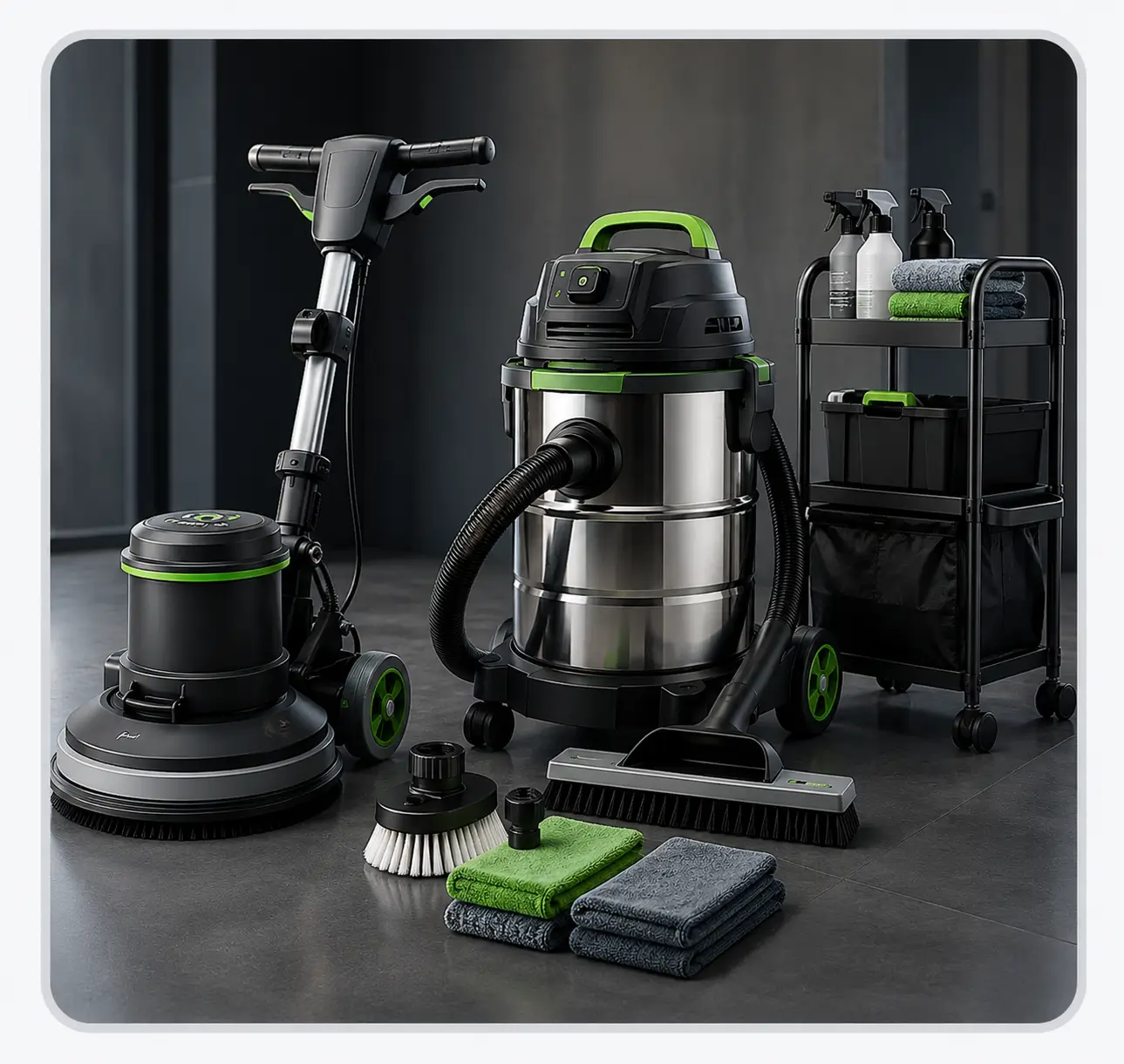 Professional cleaning equipment